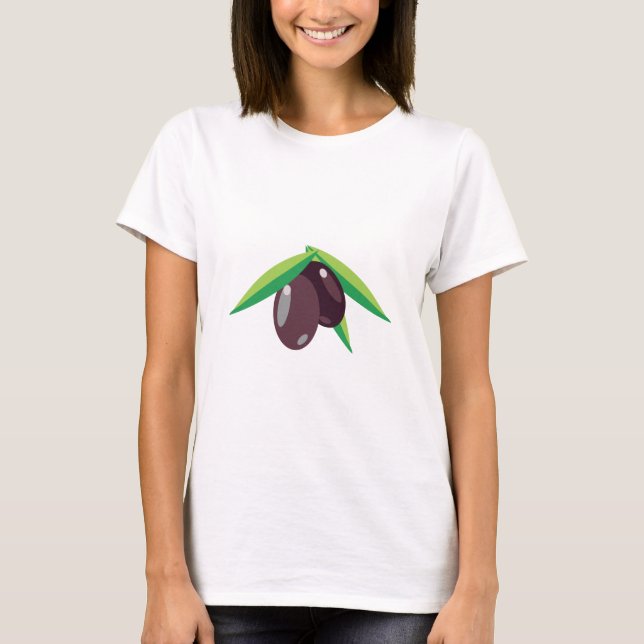 Oliv T-shirt (Framsida)