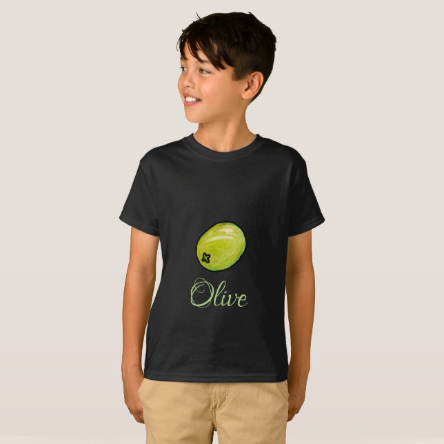 Oliv Tröja (Hel framsida)