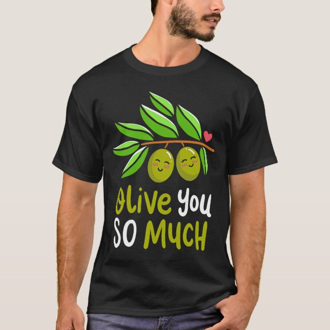 Oliva dig så mycket kläder för honom och hennes Va T Shirt (Framsida)