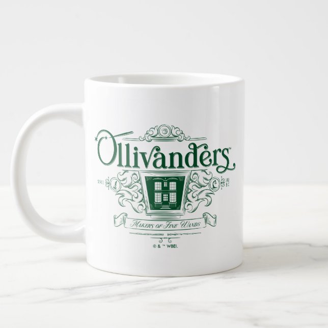 OLIVANDERS™ Tillverkare av fina trollstavar Jumbo Mugg (Vänster)