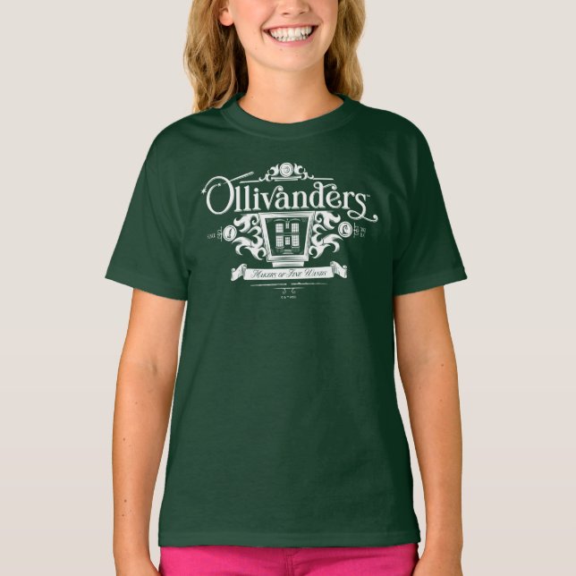 OLIVANDERS™ Tillverkare av fina trollstavar T Shirt (Framsida)