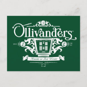 OLIVANDERS™ Tillverkare av fina trollstavar Vykort