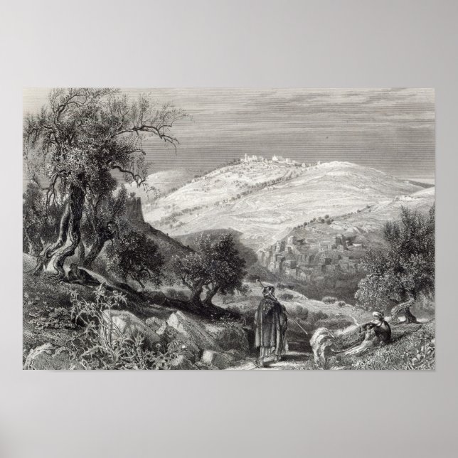 Olivberget, från Mount Zion Poster (Framsidan)