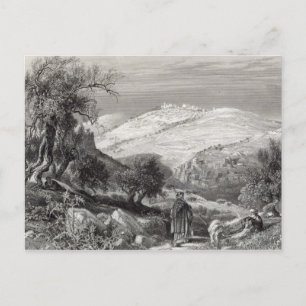 Olivberget, från Mount Zion Vykort