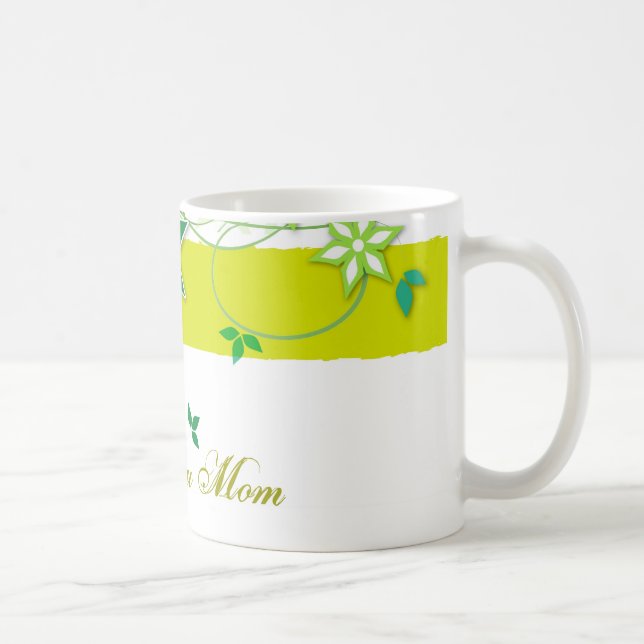 Olivblommor, älskar jag dig mamman kaffemugg (Höger)