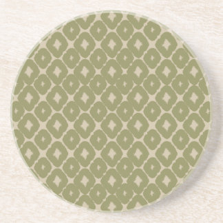 Olive and cream Boho Geometric Throw Pillow Underlägg