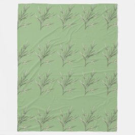 Olive Breeze Fleecefilt