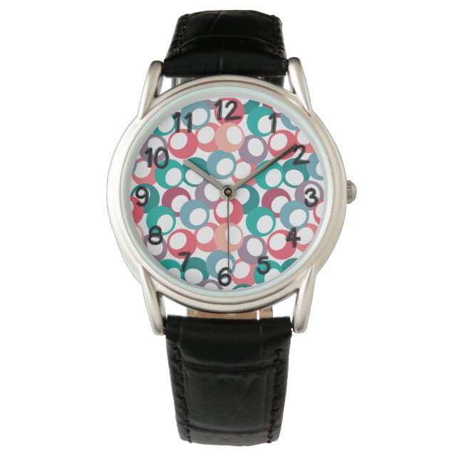 Olive Circles Armbandsur (Framsida)