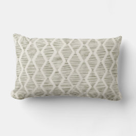 Olive Diamond Geometric Minimalist Throw Pillow Lumbarkudde