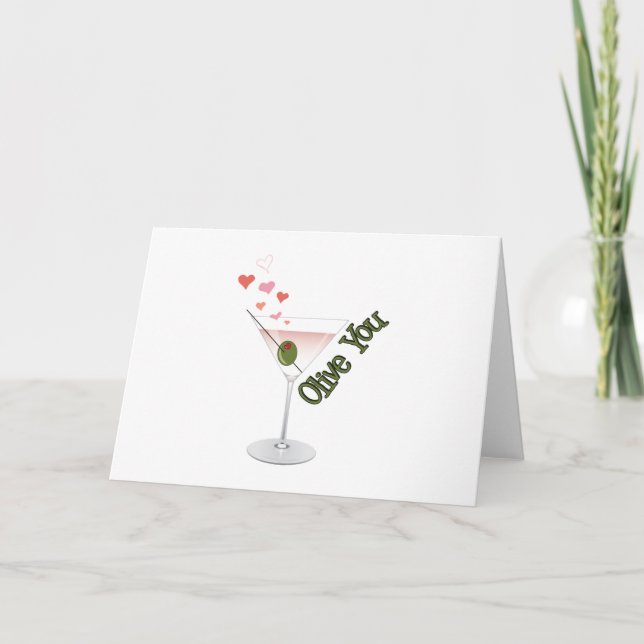 Olive dig kort (Framsida)