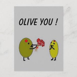 OLIVE DIG! - Oliver i Kärlek - vykort