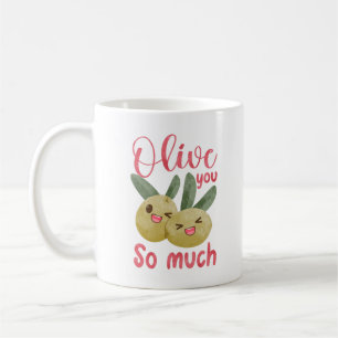 Olive dig så mycket roligt Food Pun Kaffemugg