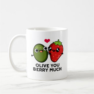 Olive du Berry Mch Funny Fruit Pun Kaffemugg