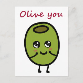 Olive du pucko vycard for älskare vykort