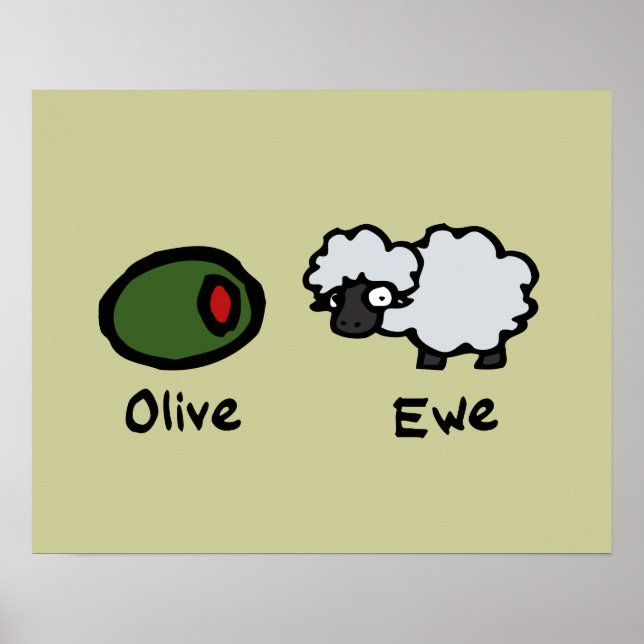 Olive Ewe Poster (Framsidan)