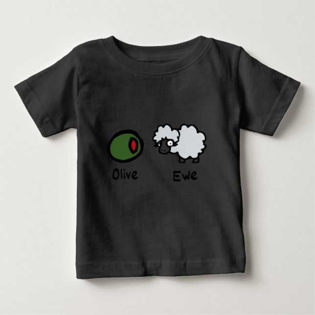 Olive Ewe T-shirt (Framsida)