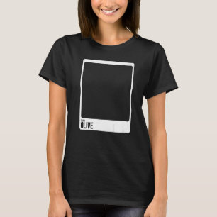 Olive Färg Paint Swatches Costume Family Group Ha T Shirt