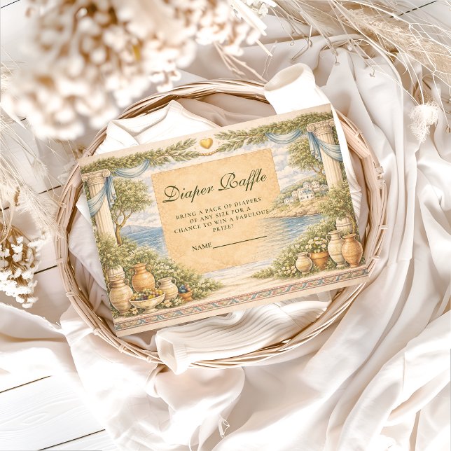 Olive Garden Grekisk Babyfest Diaperräv Tilläggskort (Skapare uppladdad)