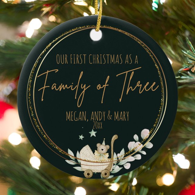 Olive Glittering Family Starlight Ornament (Skapare uppladdad)