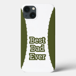 Olive Green Bästa Pappa Någonsin iPhone-fodral