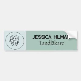 Olive green Dentist/all Sticker logo Personalized Bildekal
