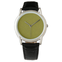 Olive green surface with subtle swirling pattern armbandsur