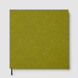 Olive green surface with subtle swirling pattern gästböcker