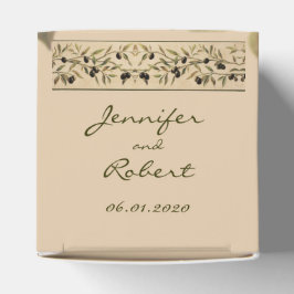 Olive Gren: A Tuscan Touch Favor Box Presentaskar