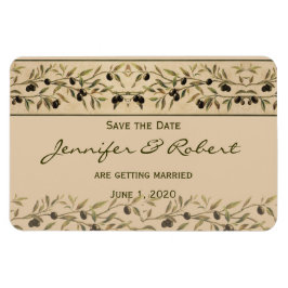 Olive Gren: A Tuscan Touch Save Date Magnet