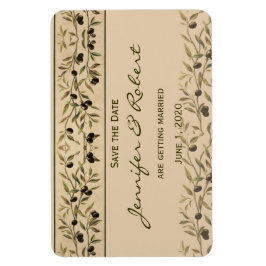 Olive Gren: A Tuscan Touch Save Date Magnet