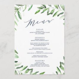 Olive Gren Boho Garden Meny
