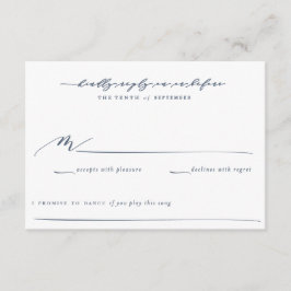 Olive Gren Boho Garden Wedding Responcard Card OSA Kort