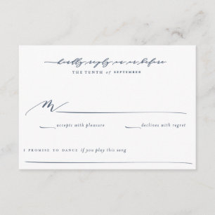Olive Gren Boho Garden Wedding Responcard Card OSA Kort