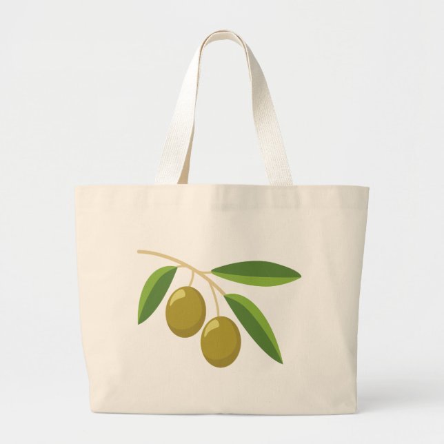 Olive Gren Jumbo Tygkasse (Framsidan)