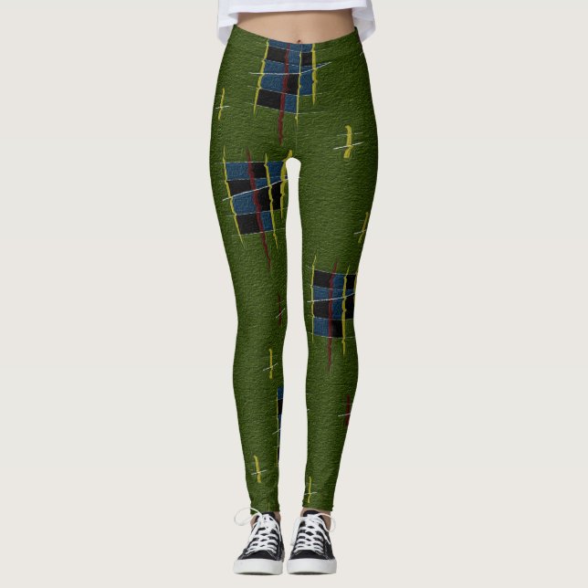 Olive Gren Leggings (Framsida)