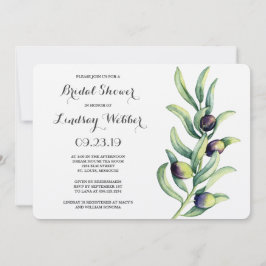 Olive Gren Möhippa Inbjudningar