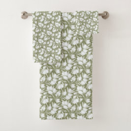 Olive Gren Towel Set