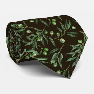 Olive grenar vattencolor on black slips