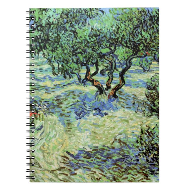 Olive Grove av Vincent van Gogh Anteckningsbok (Framsidan)