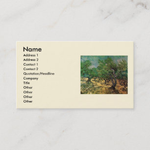 Olive Grove av Vincent van Gogh Visitkort