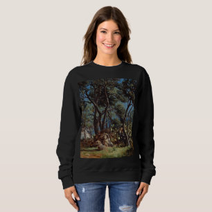 Olive Grove Elegance: Timless Art Sweatshirt T Shirt