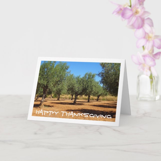 Olive Grove Landskap Kort (Orkide)