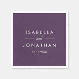 Olive Grove | Ole bröllop Anpassningsbar Pappersservett