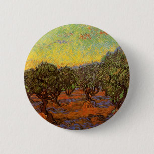 Olive Grove, Orange Himlar av Vincent van Gogh Knapp