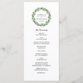 Olive Grove | Rustiskt bröllopsprogram Program