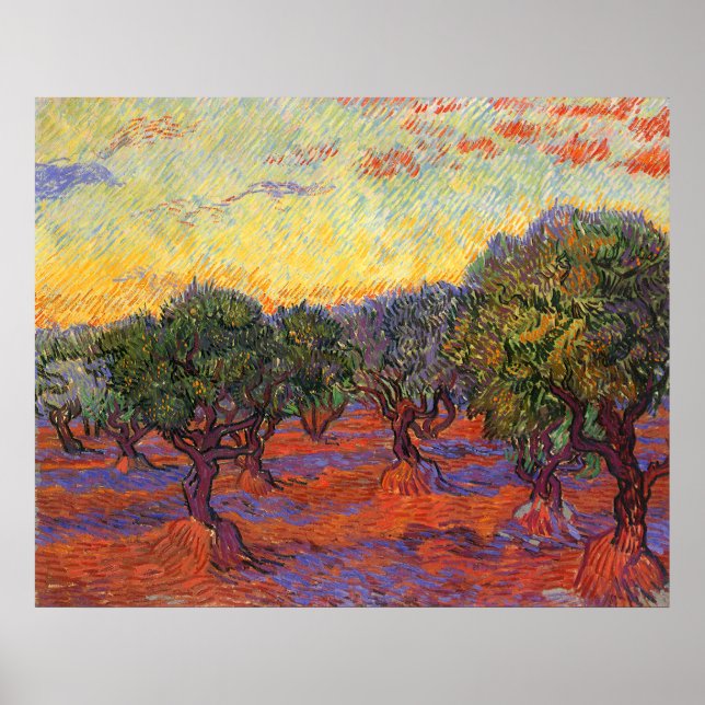 Olive Grove, Vincent Van Gogh Poster (Framsidan)
