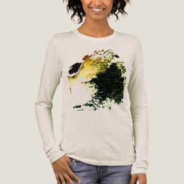 Olive Guld Tan Airbrush Paint Stänk MCM-utseende T Shirt