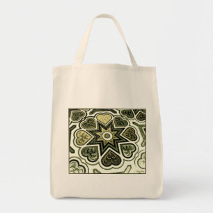 Olive Hearts Canvas Livsmedel Tote Bag Tygkasse