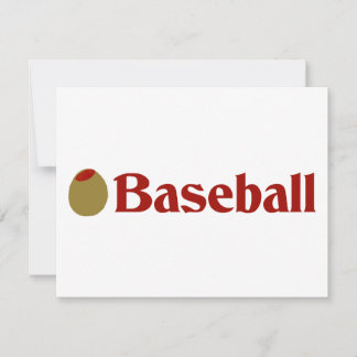 Olive (I Kärlek) Baseball