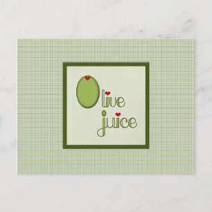 Olive Juice Vykort